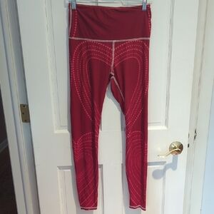 RARE Yoga Democracy Red Heart Leggings